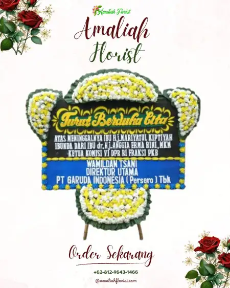 Papan Bunga Duka kawasan industri bumiayu brebes